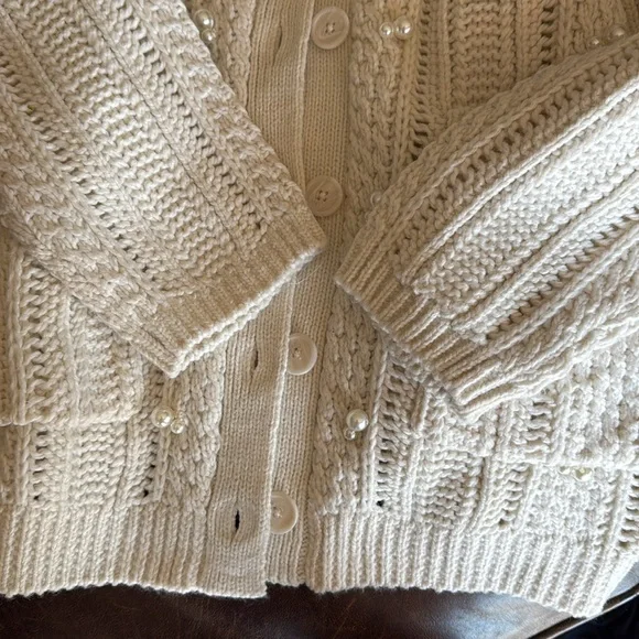 Cream super soft cardigan - Picture 4 of 5